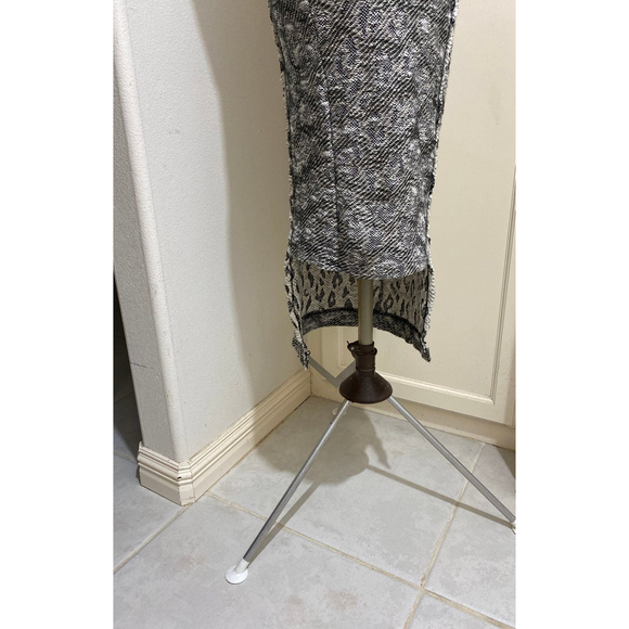 Free People MIDI length Cora Asymmetrical Jacquard Sweater Dress TUNIC Size Smal - Picture 7 of 11